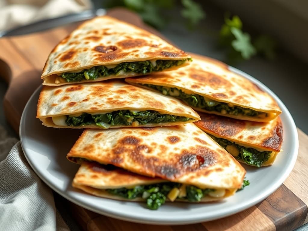 Palak Paneer Quesadilla