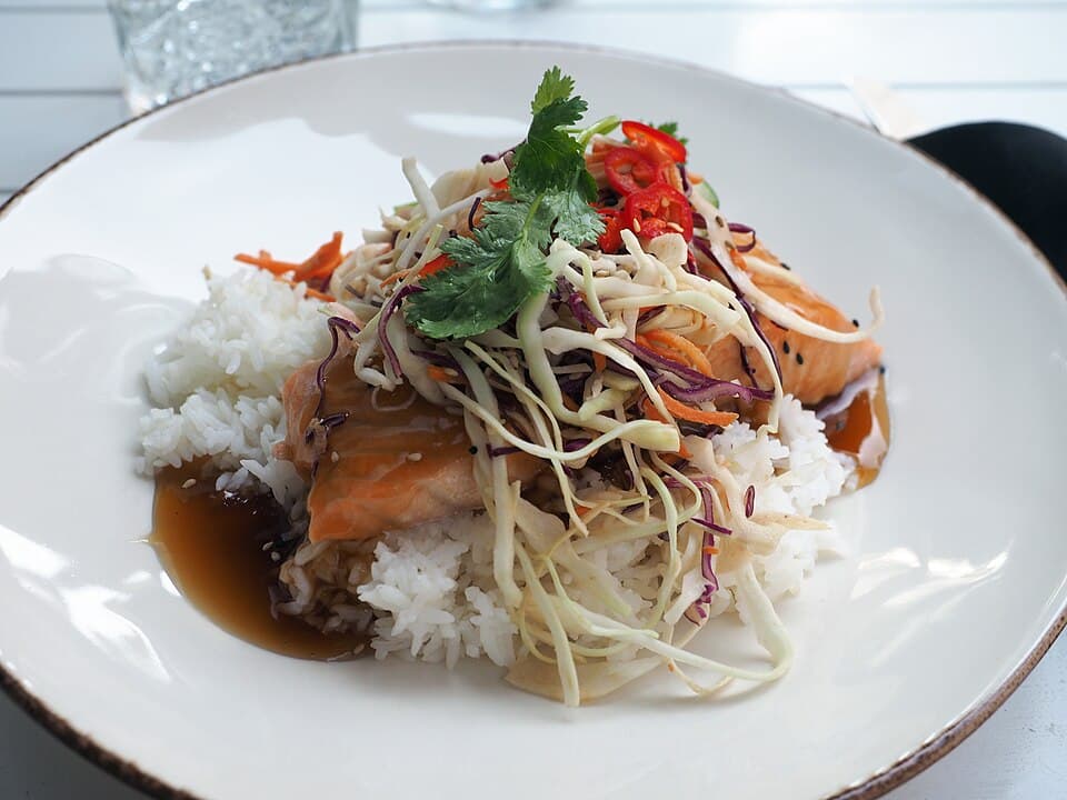 Grilled Salmon Teriyaki