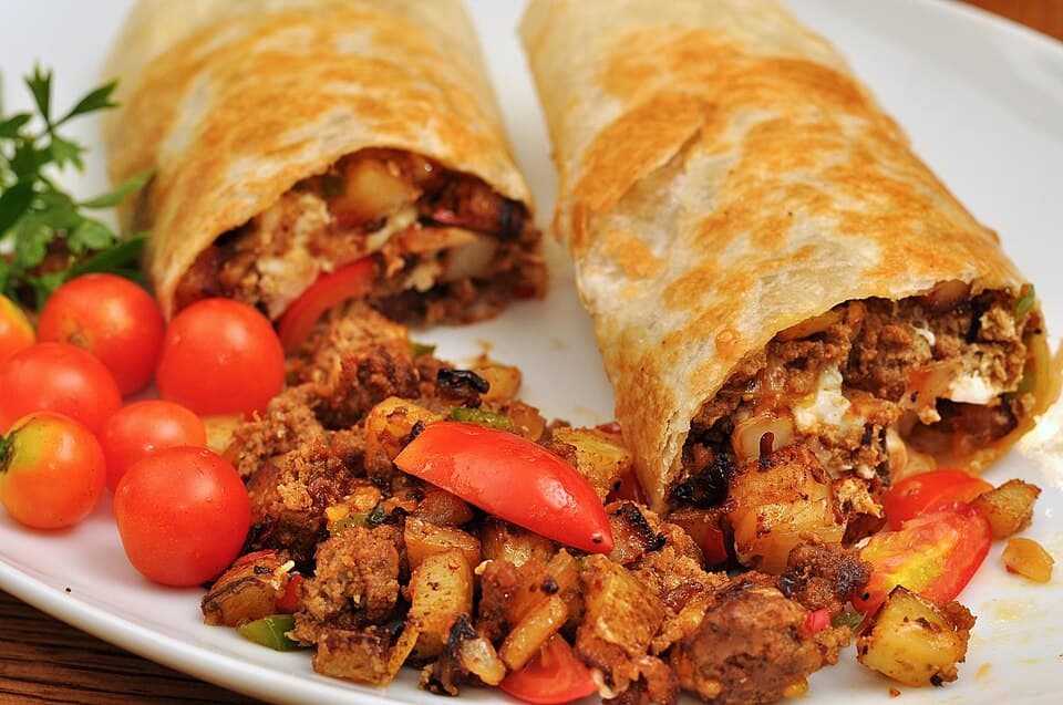 Chorizo and Egg Breakfast Burrito