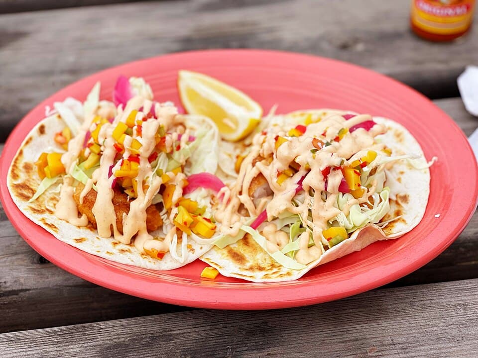 Shrimp Tacos with Mango Salsa