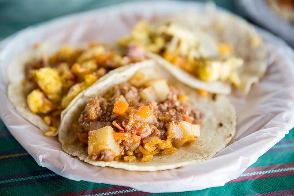 Chorizo and Potato Tacos